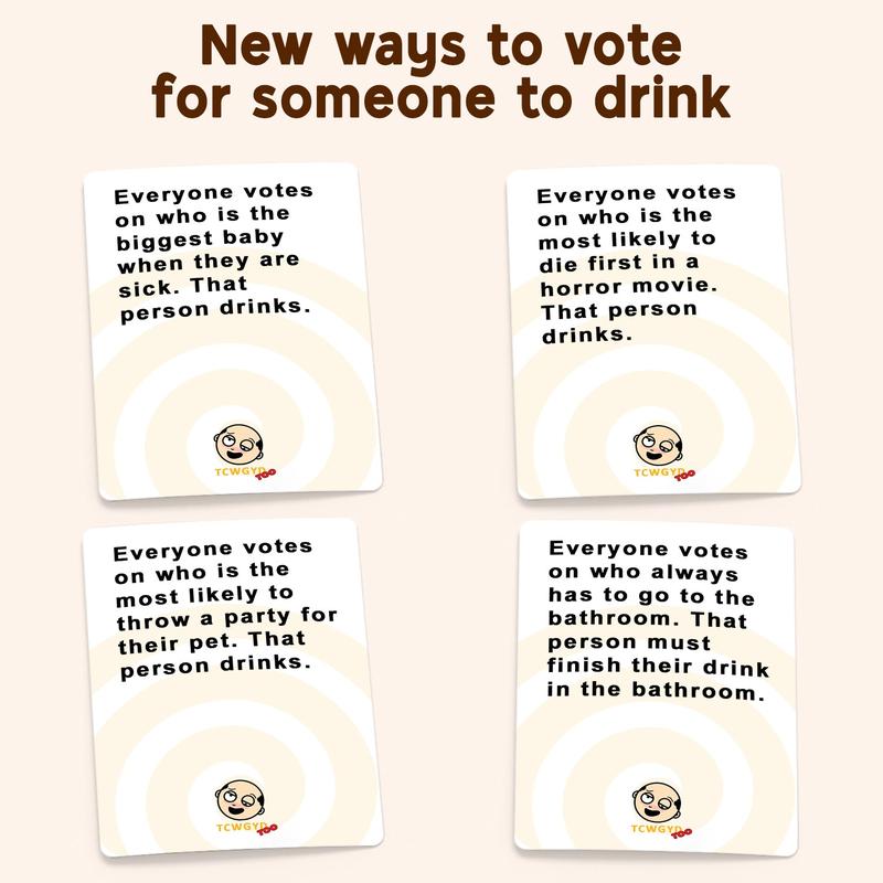 These Cards Will Get You Drunk Too [Expansion] - Fun Adult Drinking Game for Parties