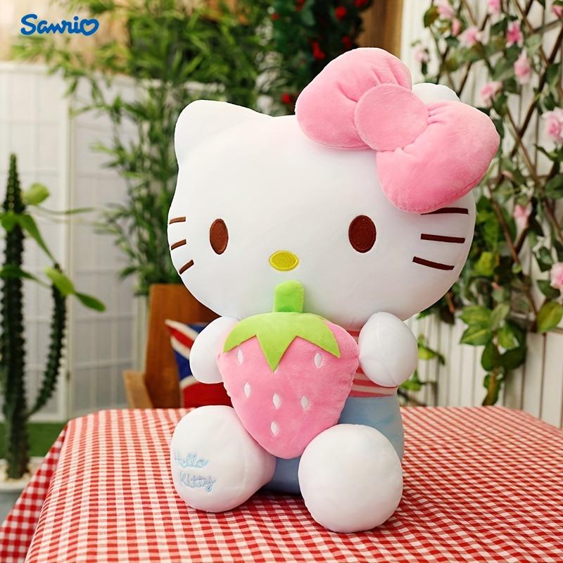 Hello Kitty Strawberry Plush Toy - Super Soft, Embracing, And Cute - Perfect for Birthday, Christmas, Party, And Valentine's Day Decorations Or Warm Gifts