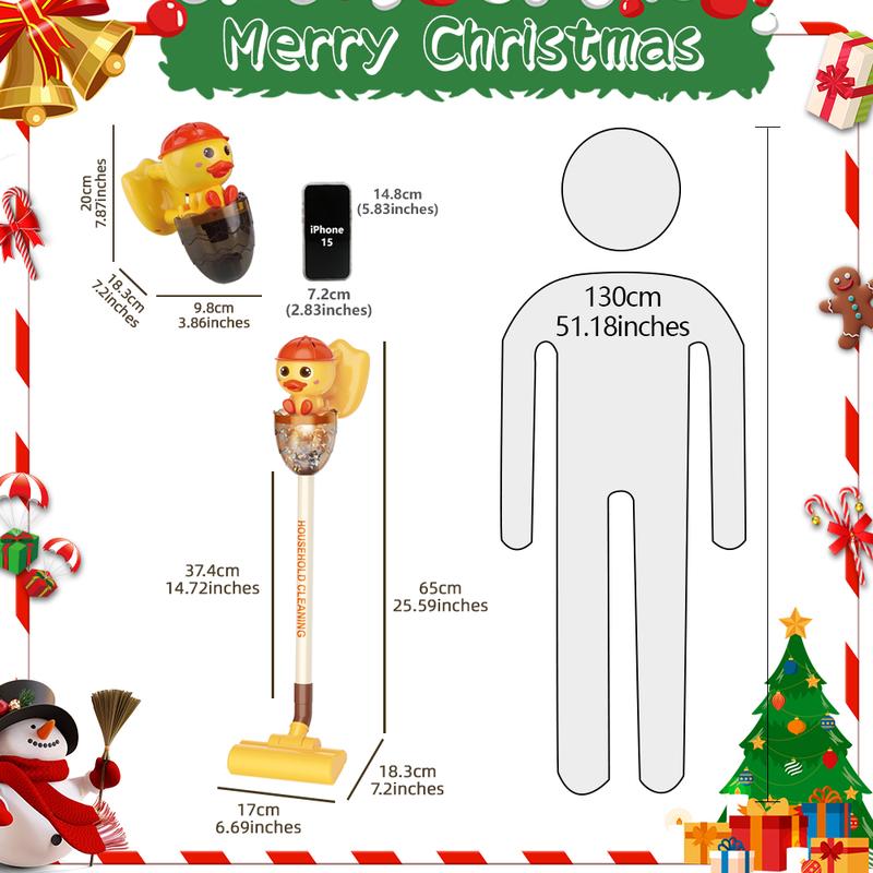 Southern toys 3 in 1 Household Kids Cartoon Vacuum Cleaner,kitchentools for kids,pretend play sets for girls,Toddler Toy Vacuum Cleaner Cleaning Set for kids,With Music, Lights and Pretend Play,Cartoon Themes,Christmas gifts for kids