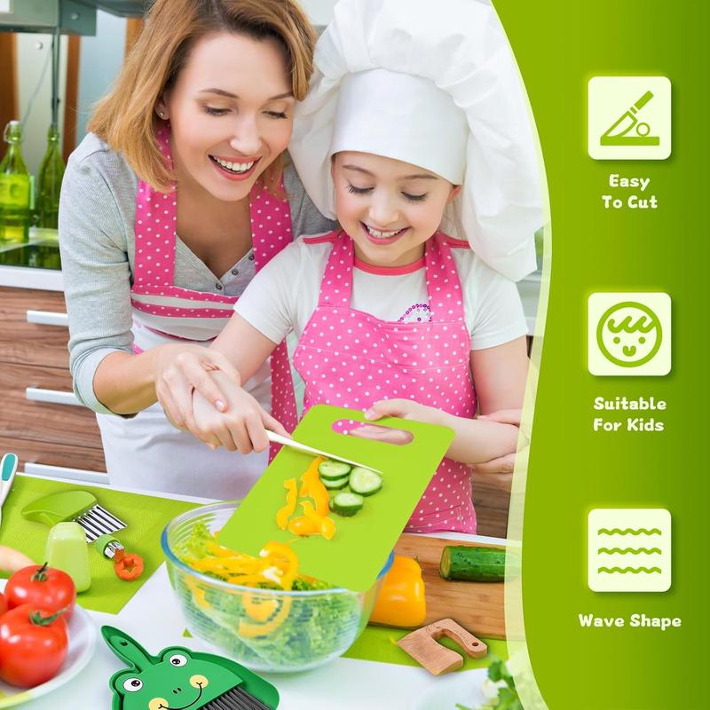 Montessori Kitchen Toys-14box Toddler Toys Kids Cooking Sets Real with Safe Knife Set Gift for -4-5-6-7-8 Years Old