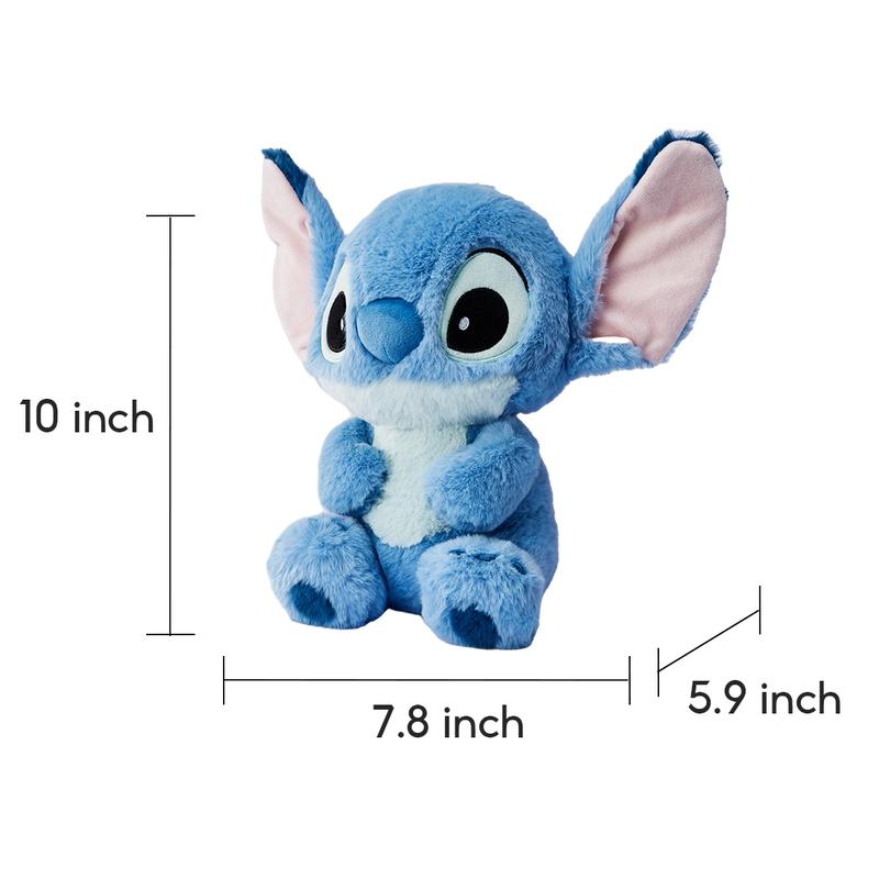 Disney Series Stitch Doll Basic Type 100% Authentic Medium Sitting Figure Stitch Pooh Plush Doll Ornament Cute Gifts