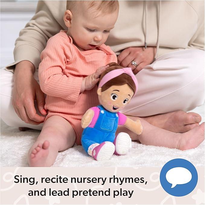 Rachel Doll Talks andSings, 12 Inch Interactive Musical Toywith  Songs and Phrases, Kids ToyGift for Boys and Girls Ages 6 Months to 3+