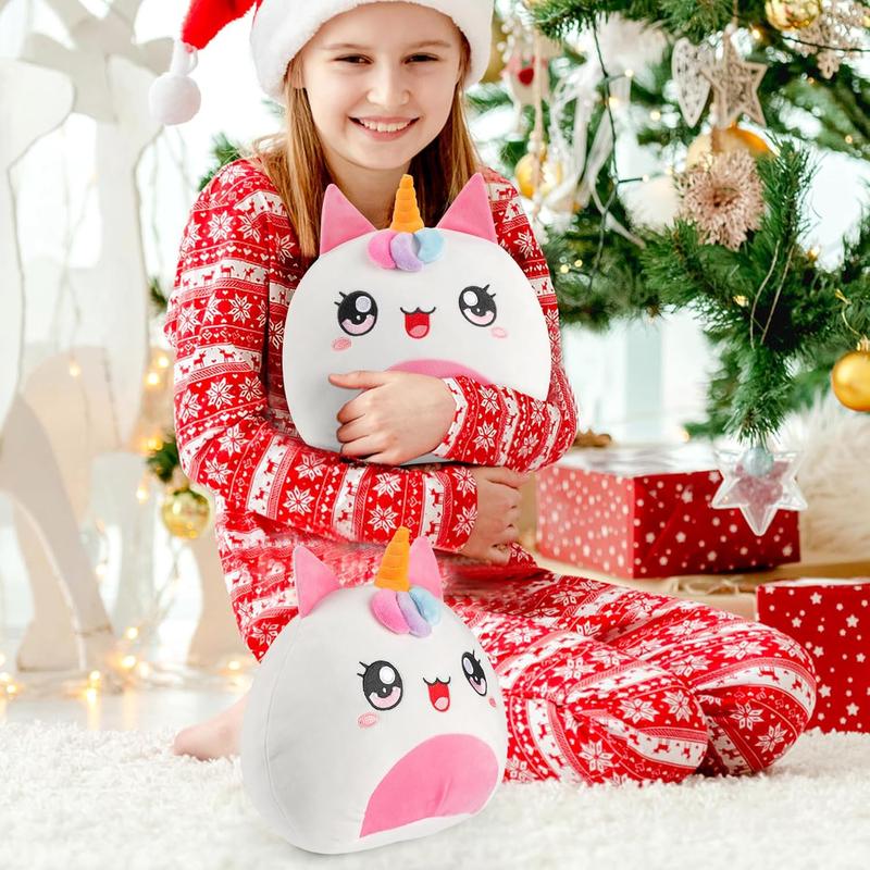 Christmas gift Unicorn Plush Pillow Toy - Perfect Unicorn Gifts for Girls Ages 8, Christmas Stocking Stuffers and Birthday Gifts Kids