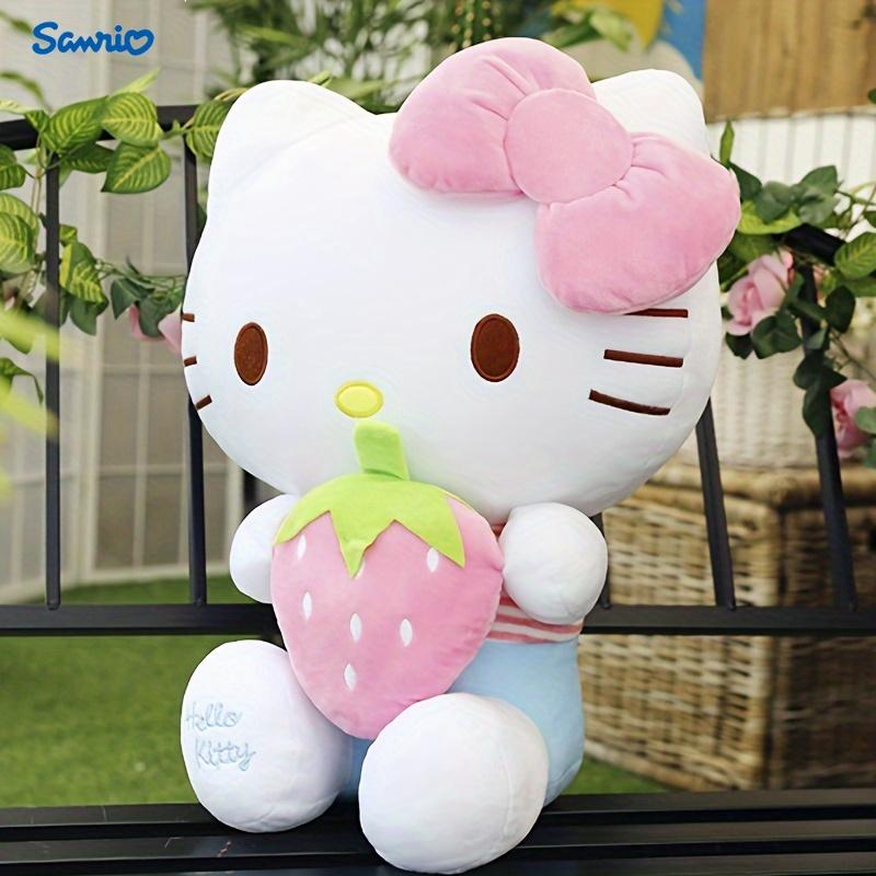 Hello Kitty Strawberry Plush Toy - Super Soft, Embracing, And Cute - Perfect for Birthday, Christmas, Party, And Valentine's Day Decorations Or Warm Gifts