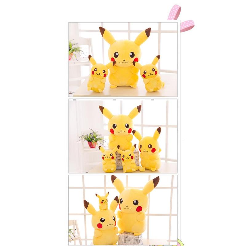 20cm high quality Pikachu Plush Toys Collection Pokemon Pikachu Plush Doll Toys For kids toys Christmas Gift