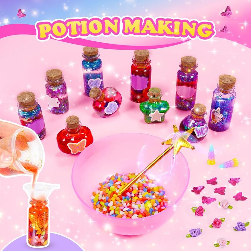 Christmas Gift Fairy Potion Kits for Kids, Magic Mix Kit Girl Toys Age 6-8 Years Old Arts & Crafts for Kids Ages 8-12 Christm