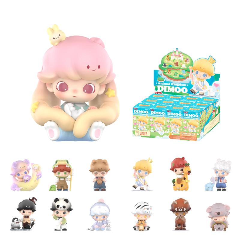 DIMOO Animal Kingdom Series Figures, Blind Box, Mystery Box