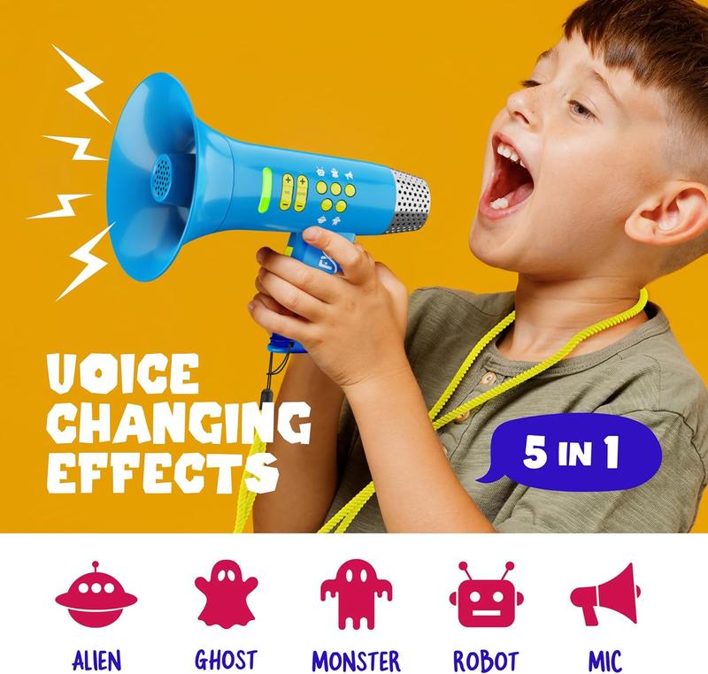 Mini Explorer Voice Changer for Kids - Voice Changing Device for Boys & Girls Ages 3-8 - Christmas, Birthday Gifts for 3, 4, 5, 7, 8 Year Old Boy