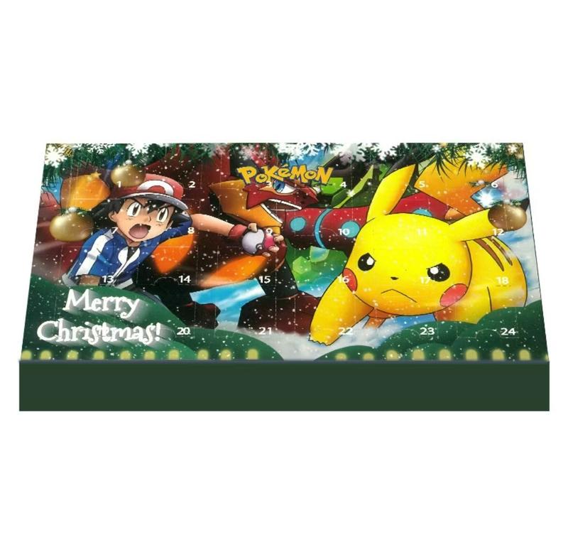 Blind box doll Poke Fun Surprise Blind Box Hole Fun Cute Pikachu Christmas Raffle Gift Box countdown calendar