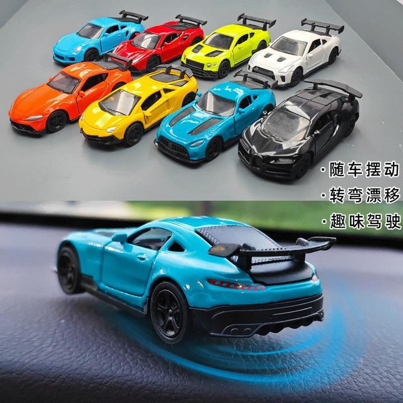 AE86 drift center console dynamic ornament novel funny turn rotation car model will drift toy car car  set