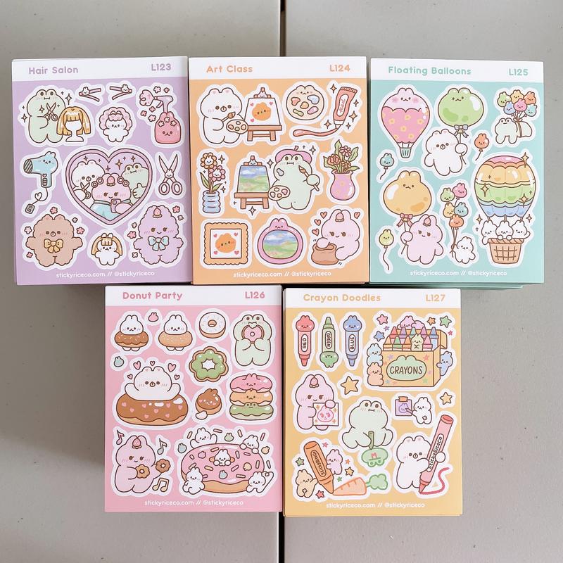 Cute Journaling Sticker Sheets