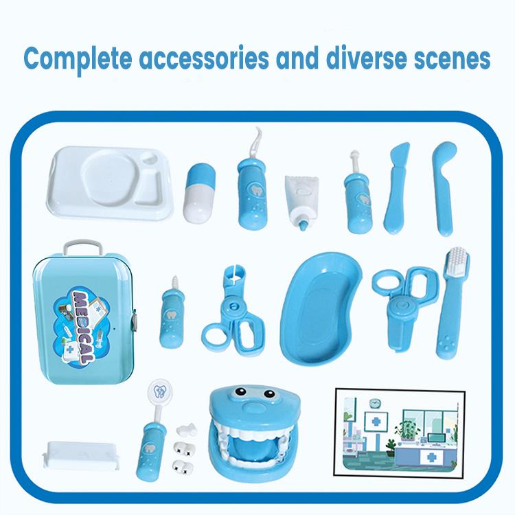 Super Smile Dentist Kit with Teeth and Dental Accessories Toy for Kids - Castle Doctor Kit for Boys and Girls Birthday Gift