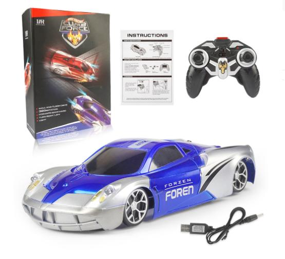 Good Quality USB Charge Remote-Controlled Wall-Climbing Car， Perfect Kids' Gift Electric