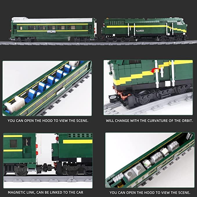 DIY Model Locomotive Building block Trains