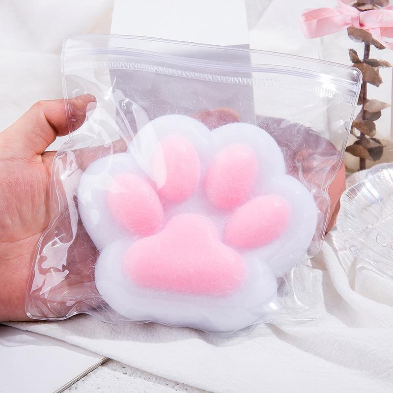 Blind box blind bag super soft plush cat paw blind bag pinch decompression toy decompression artifact decompression toy pinch music