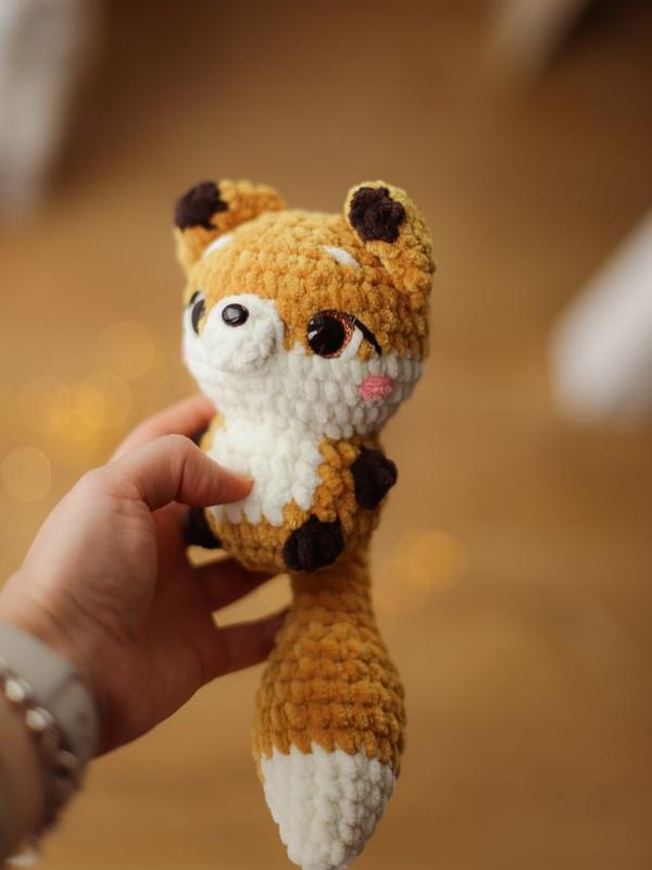 Lemur Red Panda Fox Low Combo 3in1 Crochet Kawaii Plushie Amigurumi Animals