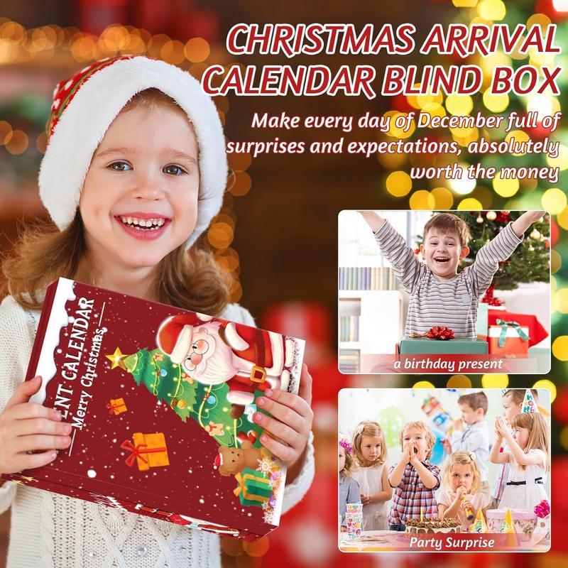 Christmas gift Fidget Advent Calendar 2024 for Kids - Sensory Toys, Stress Relief, and Surprise Gifts (40-60pcs)