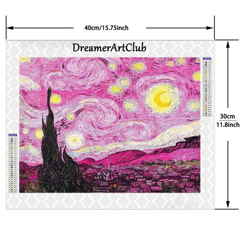 Diamond Painting Kit Van Gogh Style New Collection 2024 Diamond Mosaic 5D DIY Cross Stitch Kits Diamond Art Home Decoration