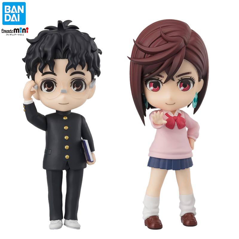 In-Stock BandaiI Figuarts Mini Okarun & Momo Ayase Figures (Dandadan) - 10cm Anime Action Collectible Model Toy Gift