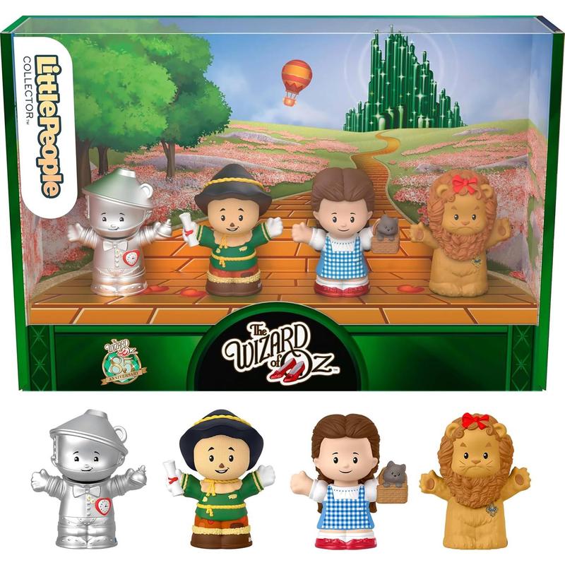 Little People Collector The Wizard of Oz Movie Special Edition Set for Adults & Fans, 4 Figures in Display Gift Package