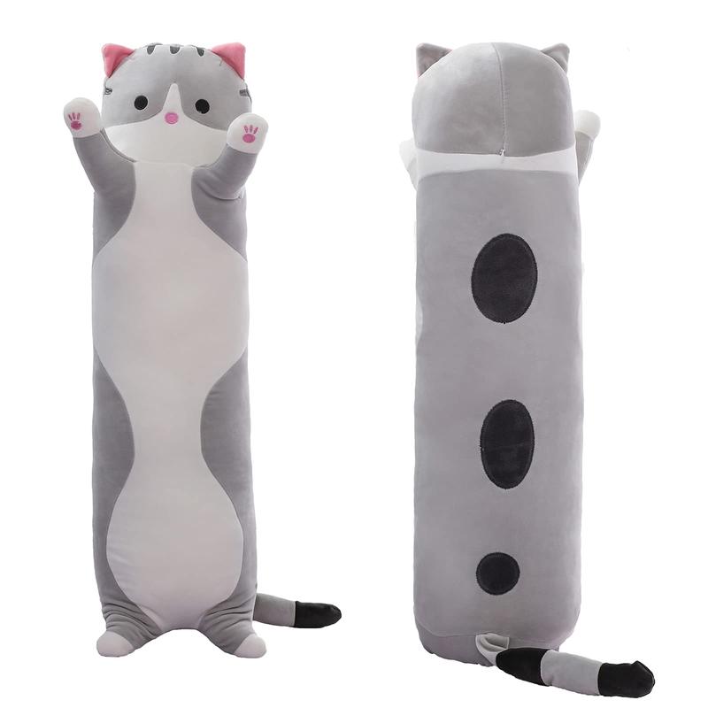 Long cat plush pillow cat pillow, soft plush toy cute plush kitten plush toy