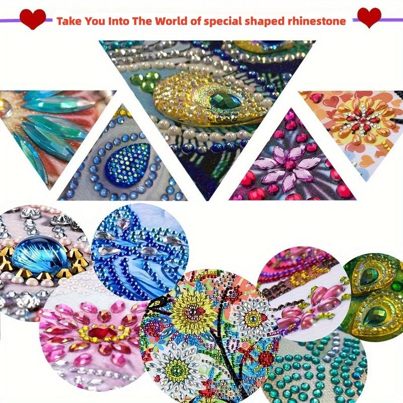 DIY Diamond Arts Colorful Painting Kit, Tree Shaped Desktop Decoration, DIY Decorative Art Craft for Home Office Desk, Home Decor