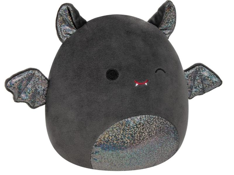 Squishmallows Original 8-Inch Emily Bat with Sparkly Ears and Belly - Medium-Sized Ultrasoft Official Jazwares Plush