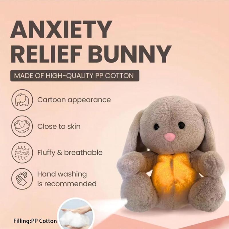 Anxiety relief cartoon plush toys, soothing music plush toys to relieve stress