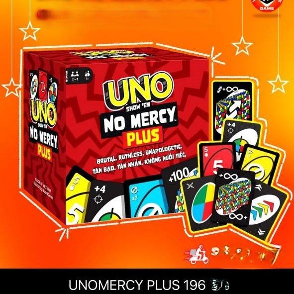 Boardgame card game UNO NOMERCY the game upgrades the harsh rules Show 'em No Mercy