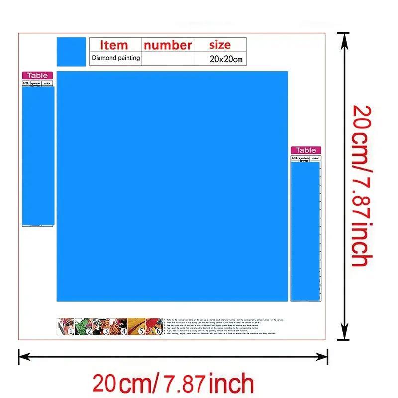 Stitch Pattern Diamond Arts Colorful Painting Kit without Frame, 5D Diamond Decorative Painting Kit, DIY Wall Art Decorations for Gifts