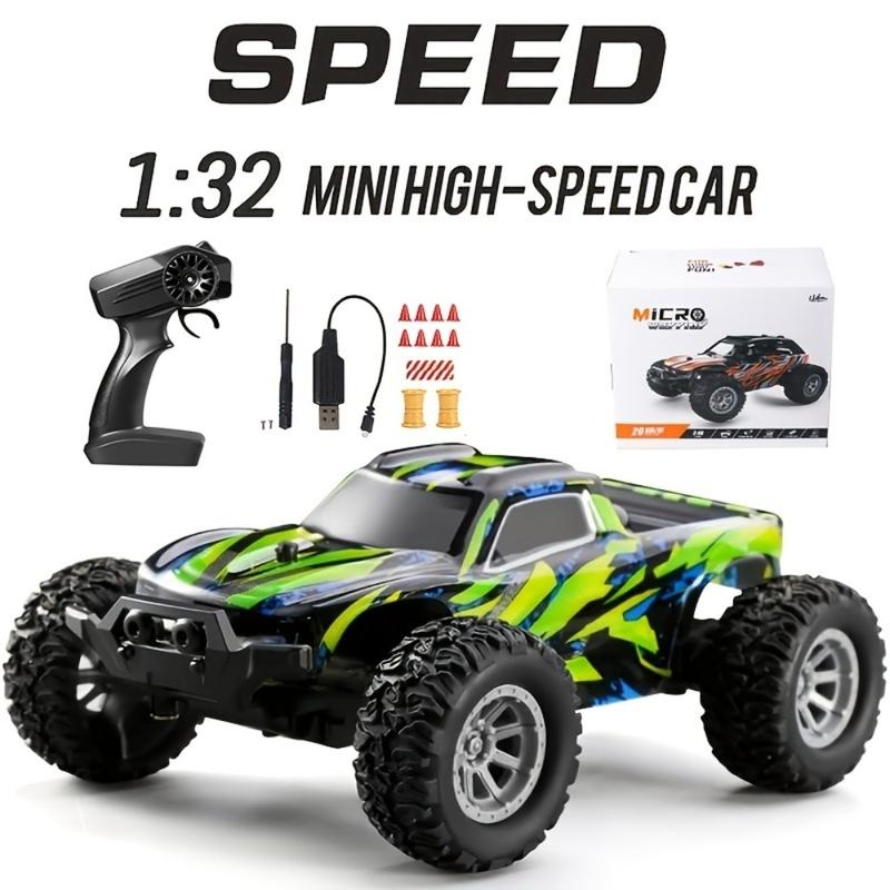 1:32 Mini Scale Remote Control Cars, RC Cars Maximum Speed 20 Km h, 2.4Ghz High Speed All Terrain Off-Road Electric Toy Car, Kids RC Car For Boys And Girls Christmas 、Halloween 、Thanksgiving Gift