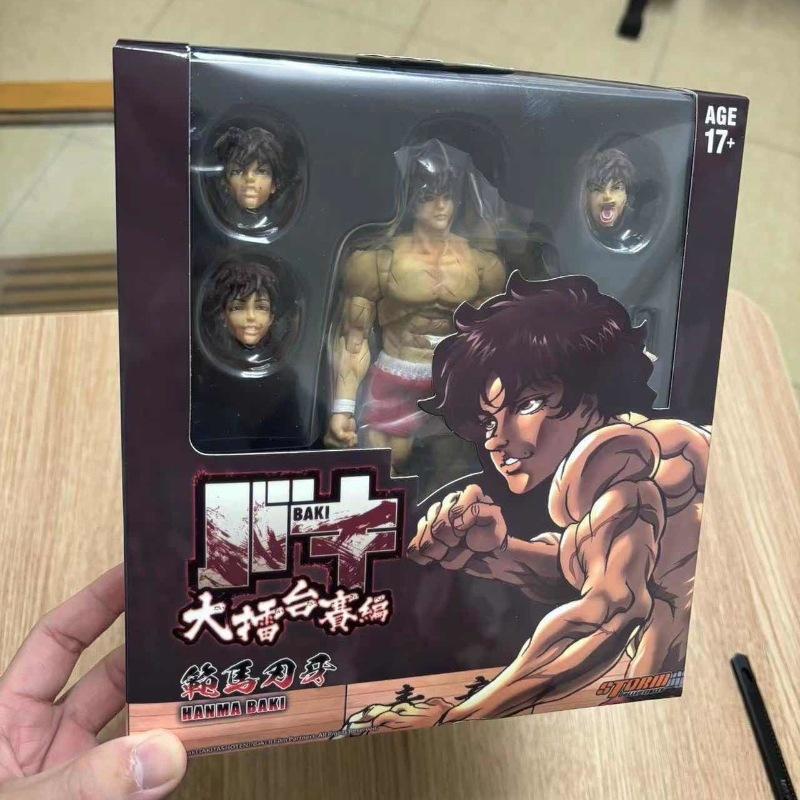 Baki Hanma Yujiro New Joint Movable Figure - Gift For Jacked Masculine FR