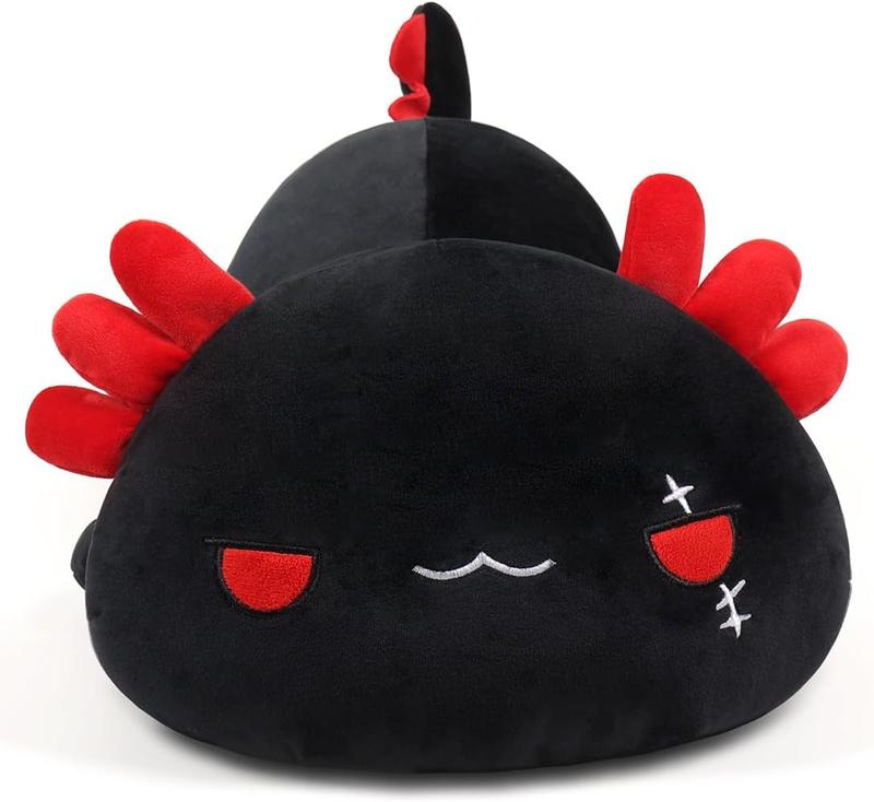 Black Axolotl Plush Pillow Cute and Soft Axolotl Stuffed   Plushie  Great Gift for  and Adult, 19.7