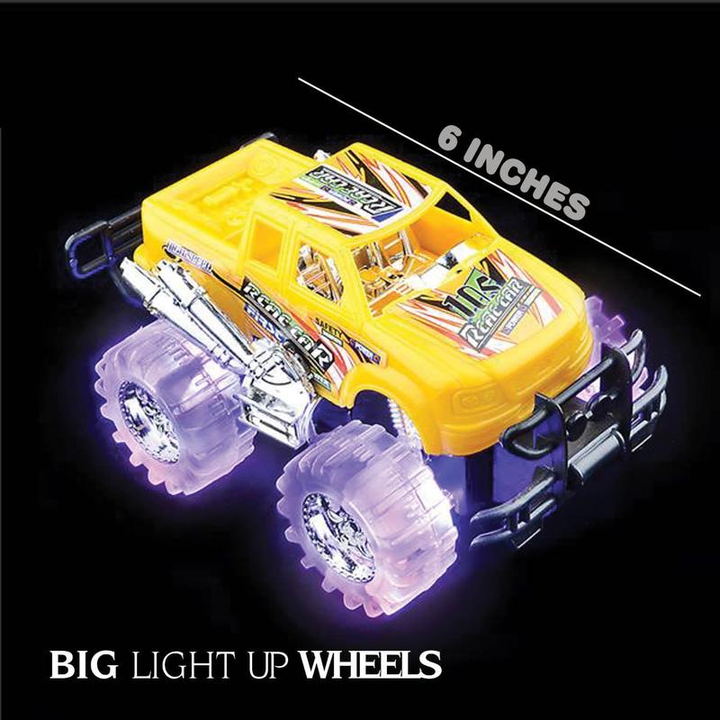 Light Up Monster Trucks for Boys and Girls, Toy Truck Set of 2, Monster Trucks for Boys 3-6 Years Old, Toddler Monster Truck Toys, Light Up Trucks, Easter Gifts for Kids