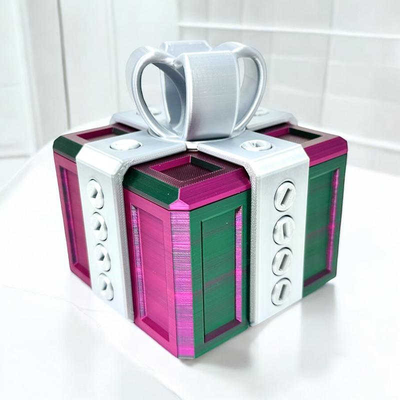 Puzzle Present: Unwrap the Challenge! Annoying gift box