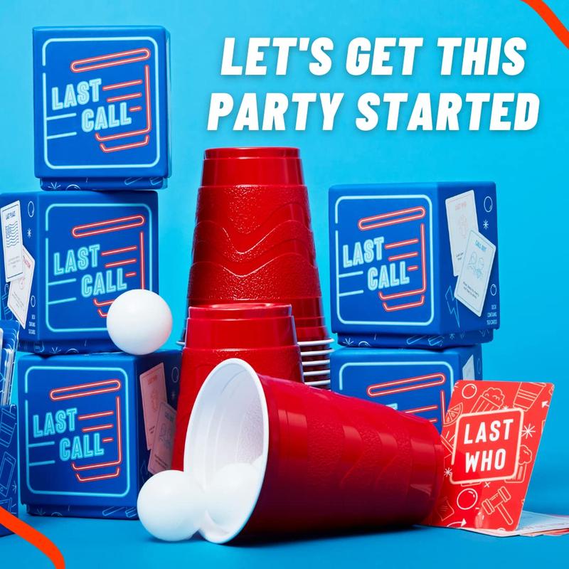 Last Call Drinking Game for Adults - Game Cards for Parties and Group Game Nights