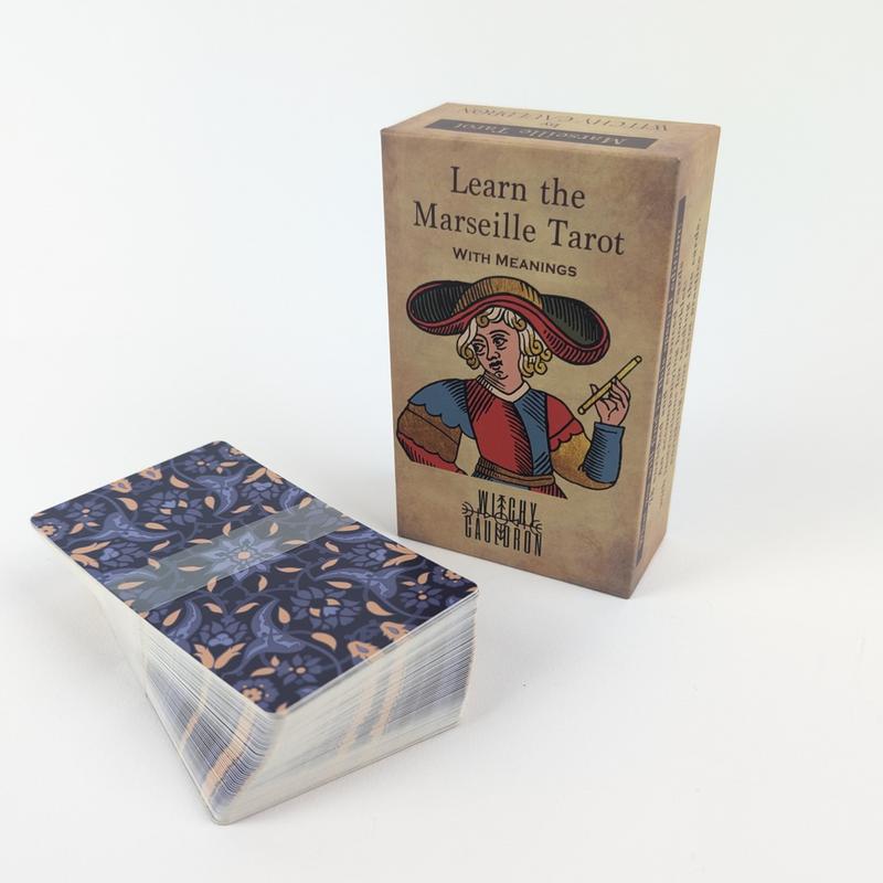 Marseille Tarot Deck for Beginners with Meanings on Each Card for Easy Interpretation – Learn to Read Tarot with The Classic Marseille Deck