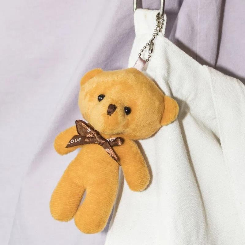 1 Teddy Bear Plush Toy Siamese Bear Doll Bear Toy Small Gift