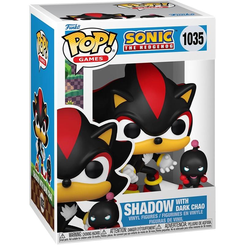 Shadow with Dark Chao Funko Pop! Games: Sonic The Hedgehog - Approx. 3 3 4