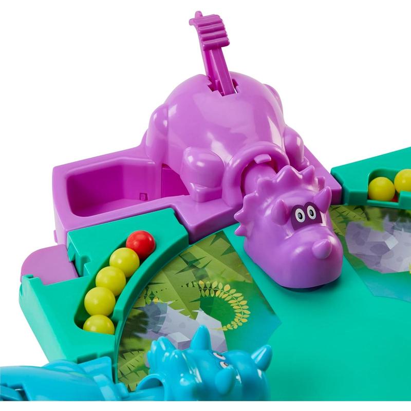 Hasbro Gaming Hungry Hungry Hippos Dino Edition Board Game, Pre-School Game for Ages 4 and Up; for 2 to 4 Players ( Exclusive)