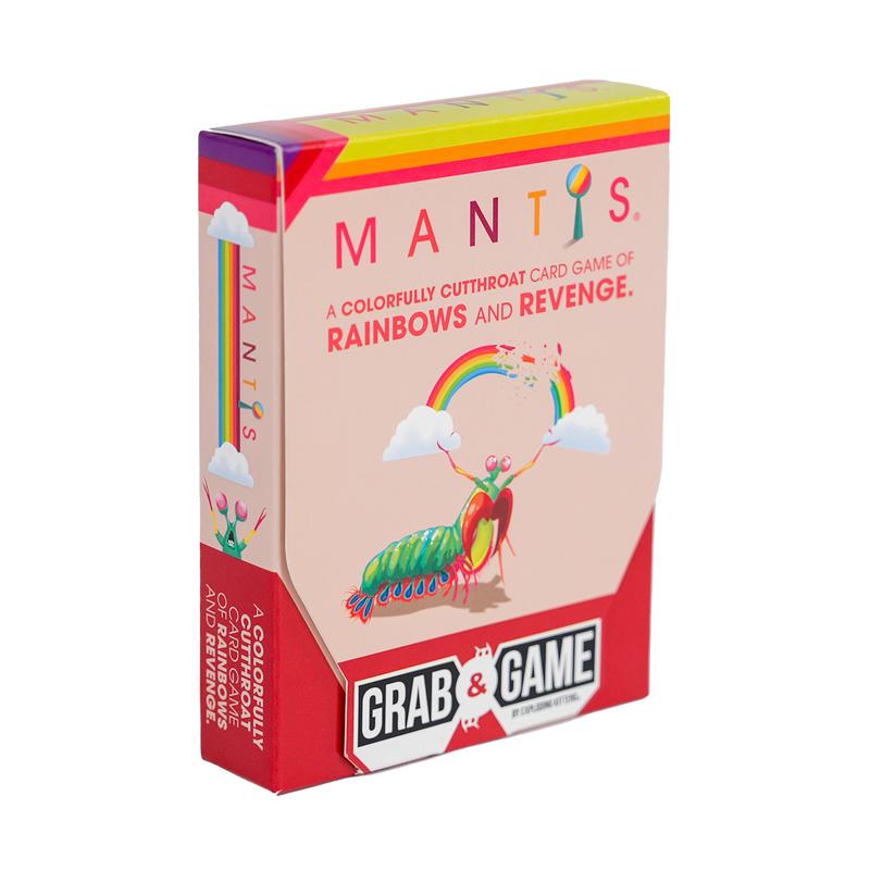 Mantis Grab & Game Edition by Exploding Kittens - A Travel-Friendly, Colorfully Cutthroat Card Game - Family Fun - Ages 7+