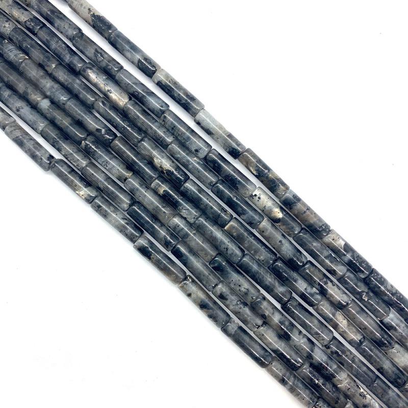 4x13MM Natural Lapis Lazuli Smooth Cylinder Gemstone Various Sytle Loose Beads For Jewelry Making Design DIY Handmade Crafts Bracelet, Necklace, Earrings AAA Quality 15.5 Inches Long, Semi Precious Stone