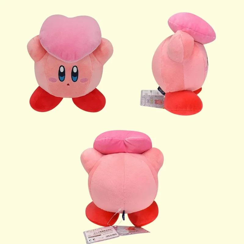 16pcs Kirbyed Plush Toy Anime Star Soft Stuffed Animal Doll Fluffy Pink Plush Doll Pillow Room Decoration Toys For kids Gift