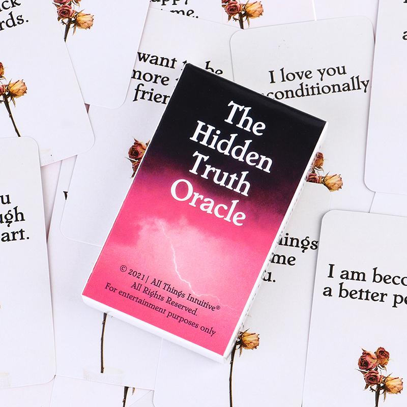 The Hidden Truth Oracle Cards Tarot Card Party Prophecy Divination Board Game