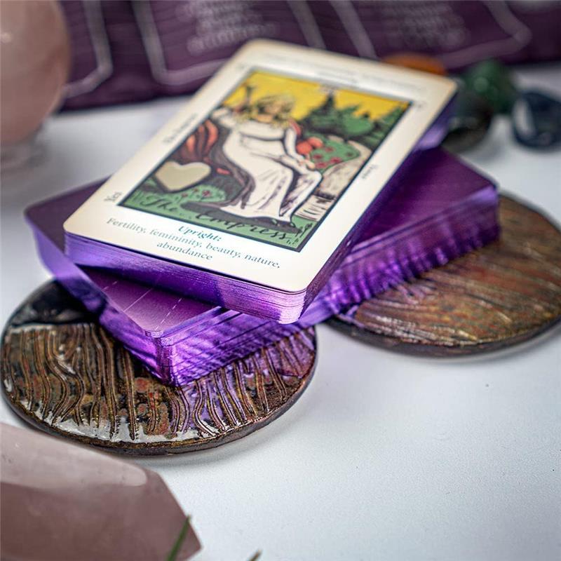 Tarot Cards for Beginners - Tarot Deck -Tarot Cards with Meanings On Them - Includes Tarot Wrap for Deck Storage