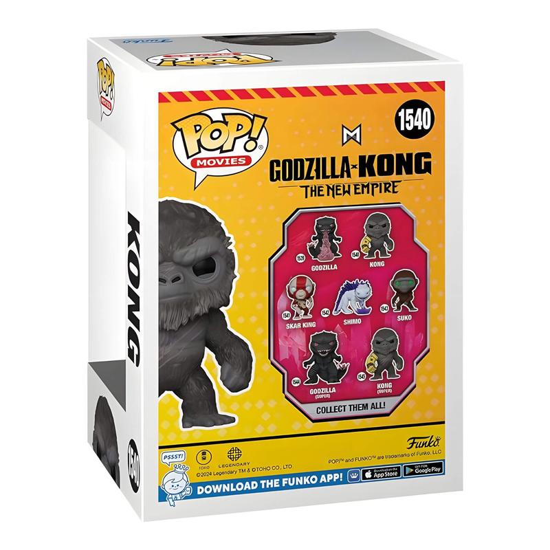 Funko Pop Godzilla X Kong New Empire Kong Vinyl Figure, 4” Tall