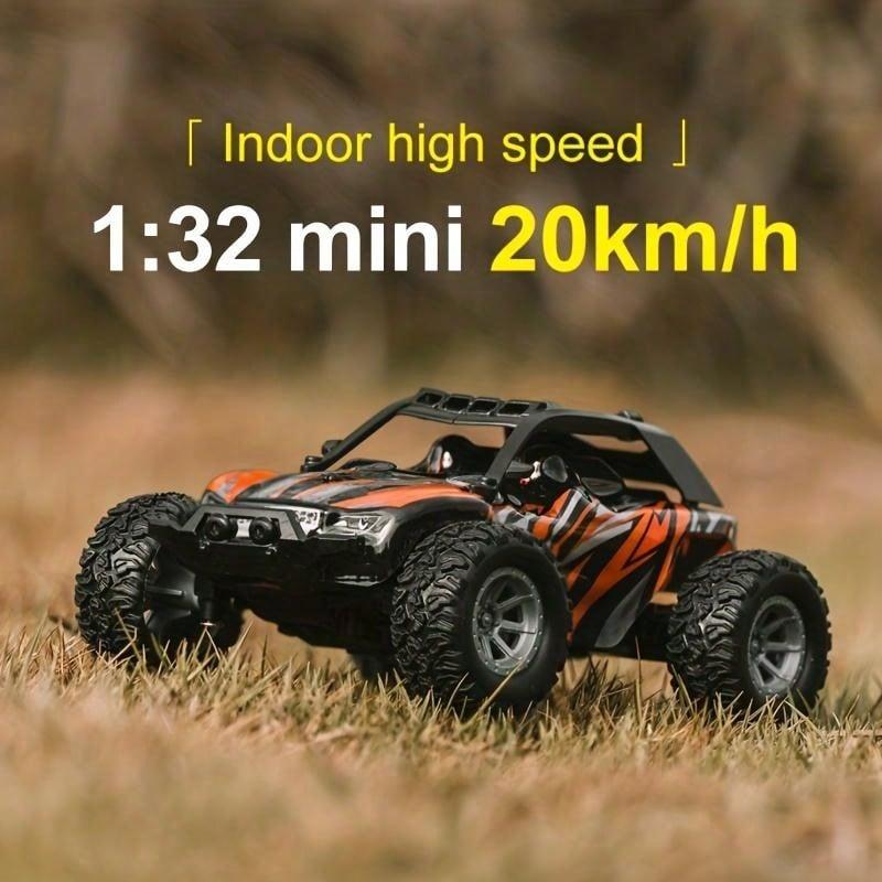 1:32 Mini Scale Remote Control Cars, RC Cars Maximum Speed 20 Km h, 2.4Ghz High Speed All Terrain Off-Road Electric Toy Car, Kids RC Car For Boys And Girls Christmas 、Halloween 、Thanksgiving Gift