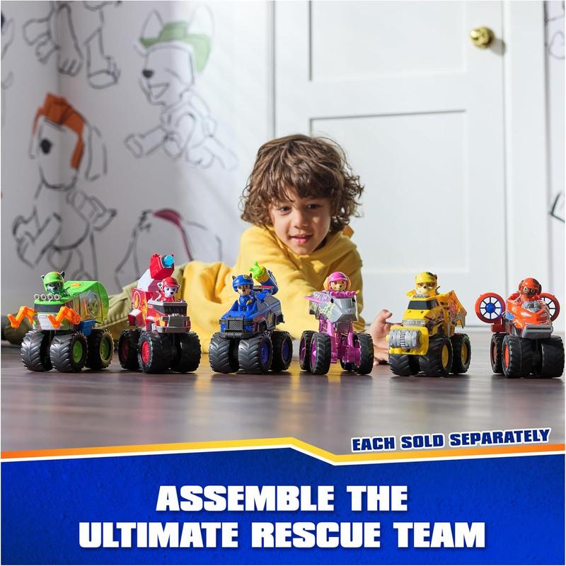 Paw Patrol: Rescue Wheels Rubble’s Bulldozer, Toy Truck with Vehicle Transformation and Collectible Action Figure, Kids Toys for Boys & Girls Ages 3+