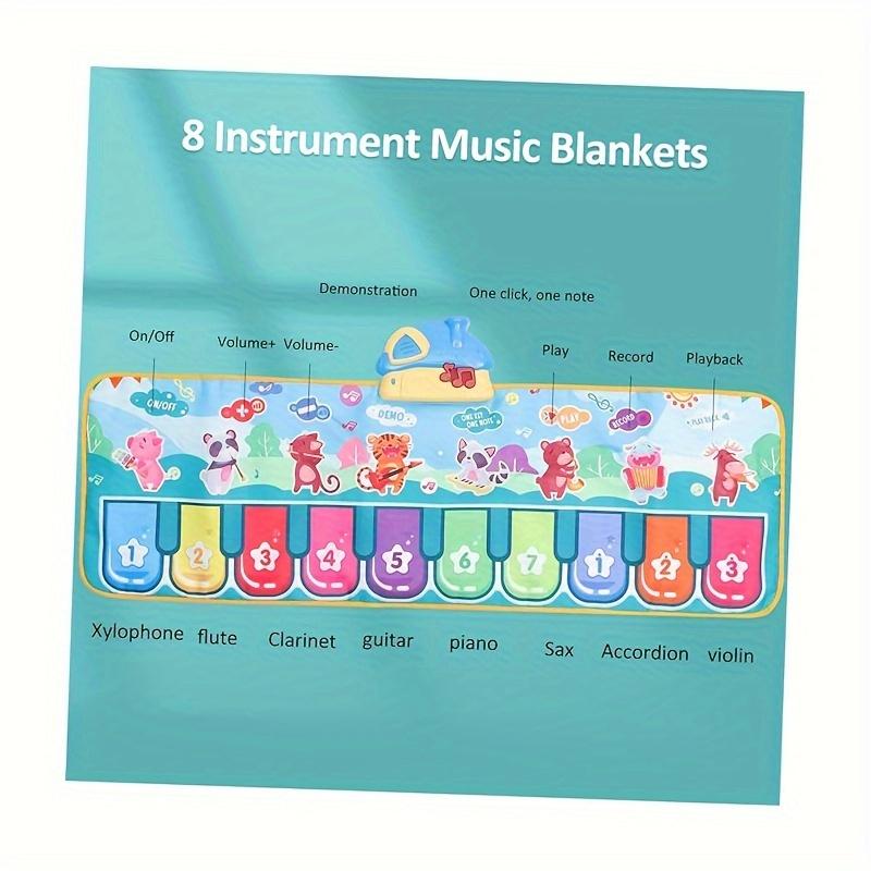 Carpet piano carpet Toy carpet keyboard game mat Piano play mat