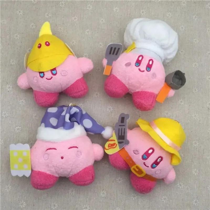 16pcs Kirbyed Plush Toy Anime Star Soft Stuffed Animal Doll Fluffy Pink Plush Doll Pillow Room Decoration Toys For kids Gift